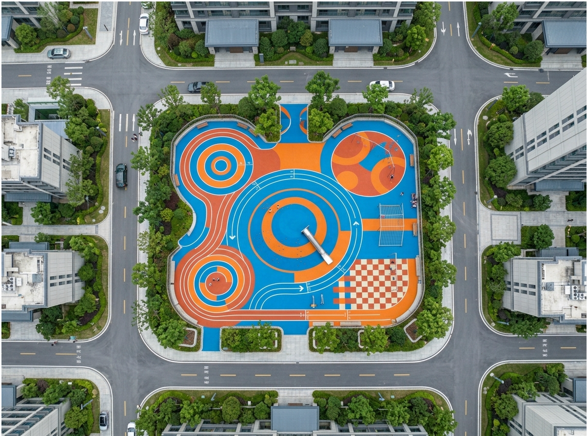 益阳市学校塑胶跑道EPDM塑胶跑道 - 方案